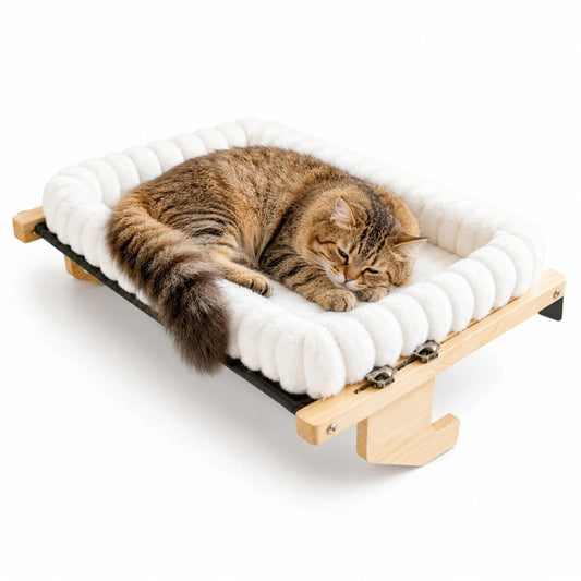 LFC PETS Cat Window Perch & Windowsill Bed